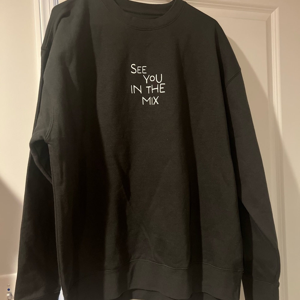 Black Graphic Men's TicTok Sweater XL